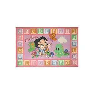  Betty Boop Alphabet Baby Pink Area Rug (19x29)