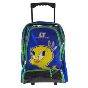   Rolling Backpack   Full size Tweety Rolling School Bag Toys & Games
