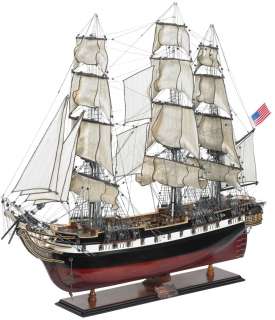 Medium U.S.S. Historical Collectible Museum Replica Navy Wooden War 