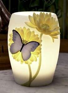 Butterfly & Daisy Night LAMP   Ibis & Orchid Design  