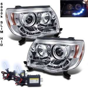   + 05 11 Toyota Tacoma Halo LED Projector Headlights Lamp: Automotive