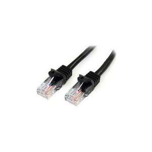  StarTech 10ft Black Cat5e Snagless Patch Cable 