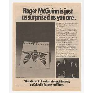 1977 Roger McGuinn Thunderbyrd Album Promo Print Ad (Music Memorabilia 