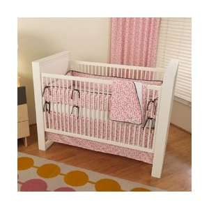  Cotton Monkey Crib Skirt   Sweet Jane   Pink Baby