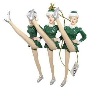 PKG (2) Radio City Rockettes Holiday Ornament a Total of (6) Girls and 
