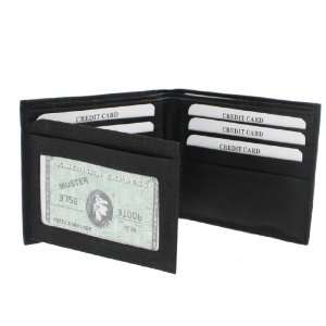  RFID Blocking Flip Side Wallet Nappa Leather Office 