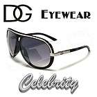 DG Eyewear Sunglasses Shades Mens Celebrity Black Silve