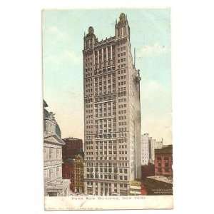  Postcard Park Row Building New York City 1907: Everything 