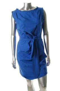 Diane Von Furstenberg NEW Blue Casual Dress BHFO Sale 2  
