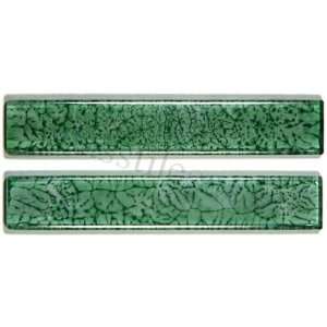  Grass 1 x 6 Green Glass Liners Glossy Glas   16952