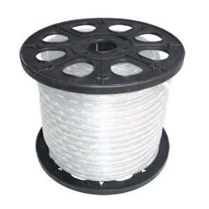 200 2 Wire 120 Volt 1/2 Pearl White Rope Light Spool:  