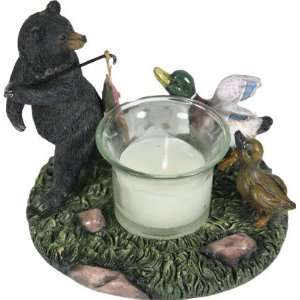  Rivers Edge 378 Bear and Duck Tealight Holder Everything 