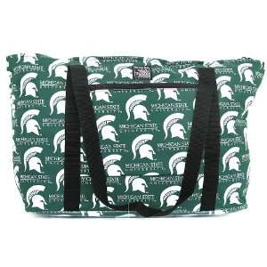 MSU Michigan State University Spartans Deluxe Tote Bag by Broad Bay