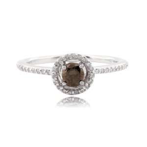 Effy Jewelers Effy® 14K White Gold Diamond and Cognac Diamond Rings 