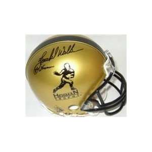 Herschel Walker autographed Football Mini Helmet (Heisman)  