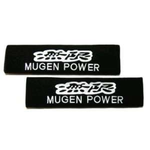  Mugen Power Seat Belt Cover Shoulder Pad (White Lettering 