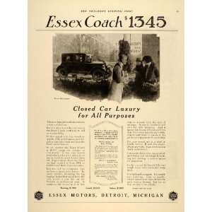   Antique Closed Car Pricing Models   Original Print Ad