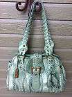 Lockheart Jade Green Leather Handbag