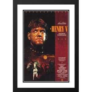 Henry V 32x45 Framed and Double Matted Movie Poster   Style B   1989