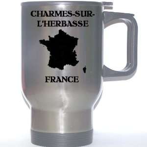  France   CHARMES SUR LHERBASSE Stainless Steel Mug 