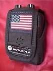 new motorola minitor v 5 nylon carry case american flag
