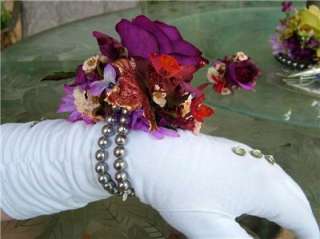Purple Rose Corsage & Boutonniere WEDDING PROM  