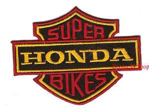 HONDA Logo EMBROIDERED Iron Patch T Shirt Sew Cloth  
