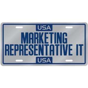  New  Usa Marketing Representative It  License Plate 