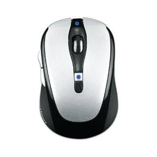 Gear Head Blue Tooth Laser Mouse for Mac Book Pro, Silver with Black 