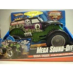    Grave Digger Mega Sound Offs 1/18 Monster Jam Truck: Toys & Games