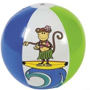 Inflatable Beach Monkey Beach Balls   set of 12 beachballs 