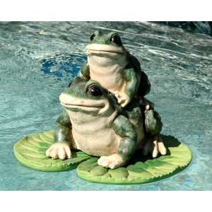  12 Giant Double Frog Floater for pond or pool: Home 