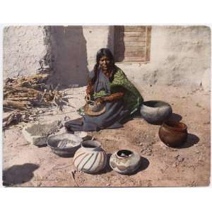  Reprint A Moki Indian Potter 1899