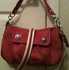 Coach Poppy Pink Signature Groovy With Matching Wristlet