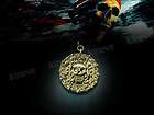 New Pirates of the Caribbean Aztec Coin Pendant Necklac