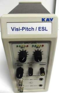 Kay Elemetrics Visi Pitch ESL Speech Therapy Unit Used  