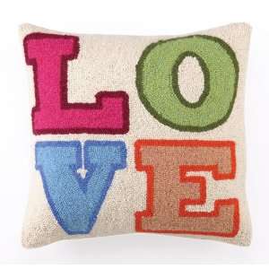 ON SALE Colorful L.O.V.E. Hook Pillow: Home & Kitchen