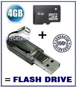 micro SD TF USB ADAPTER card READER 4gb 8gb 16gb 32gb  