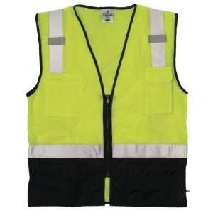  Black Bottom Lime Safety Vest   Small/Medium Everything 