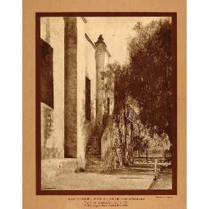 1911 Print California San Gabriel Mission Los Angeles 