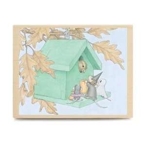  House Mouse Mounted Rubber Stamp 3.75X5 Arts, Crafts 