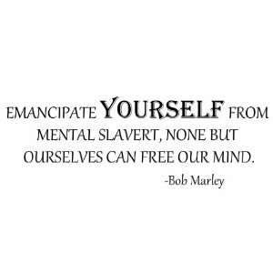  Emancipate Yourself From Mental Slavert Bob Marley Vinyl 