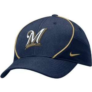  Nike Milwaukee Brewers Navy Blue Post Season Wool Hat 
