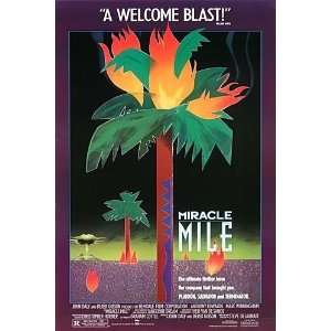  Miracle Mile 1989 Original Folded Movie Poster Approx. 27 