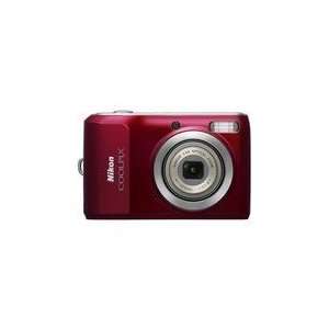  Nikon Coolpix L20 Point & Shoot Digital Camera   Deep Red 