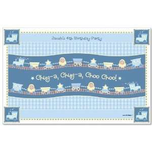  Train   Personalized Birthday Party Placemats: Toys 