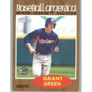 : 2011 Topps Heritage Minors #210 Grant Green SP   Midland RockHounds 