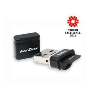   nanoUSB Dual Plug and Forget USB2.0 Flash Drive with microSDHC reader