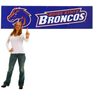  Boise State Broncos 8 x 2 Royal Blue Applique Banner 