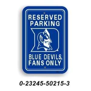 Duke Blue Devils Parking Sign *SALE*
